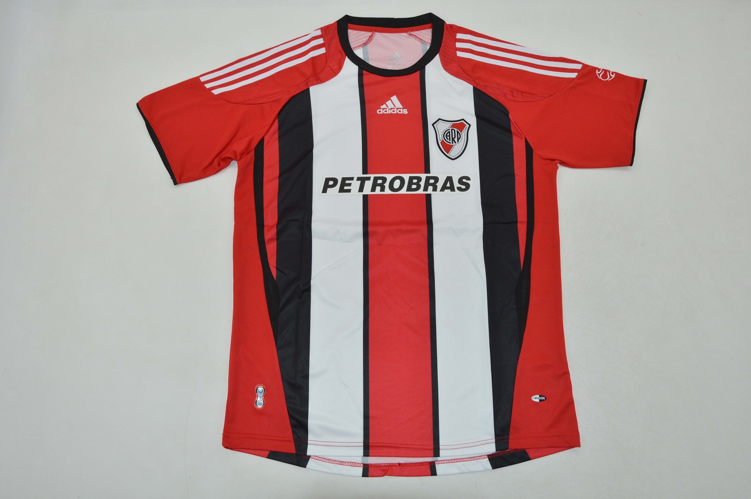 AAA Quality River Plate 07/08 Away Black/White/Red Soccer Jersey